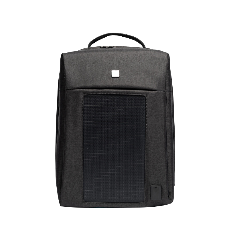 10W 001 Black Solar Backpack