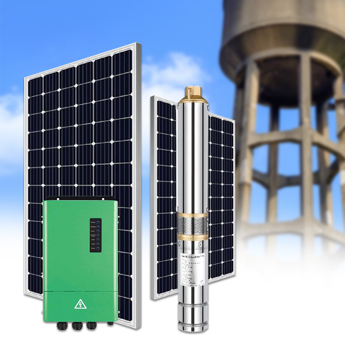 Popular Design for DC AC Brushless Deep Well Submersible Solar Pump