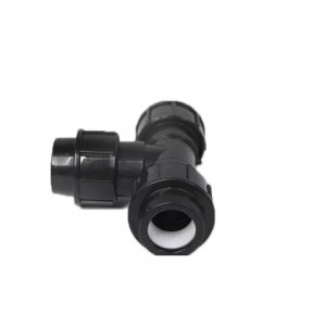 PP compression fittings black color