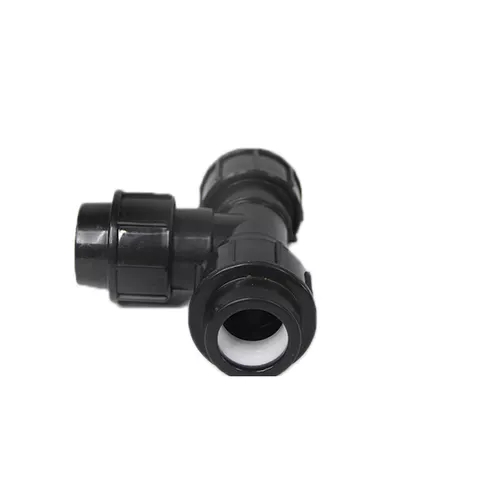 PP compression fittings black color