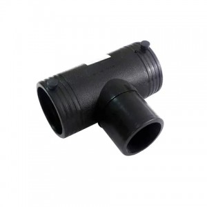 Factory Supply HDPE E/F Fittings Electrofusion Fittings Equal Tee T Accessory DN20-DN630