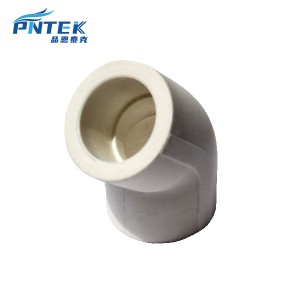 PNTEK Milk White Color PPR 45 Elbow 16 to 160mm