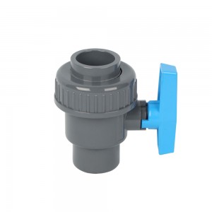 China Gold Supplier for Tianyan Offer Free Samples High Quality Female Thread PVC Single Union Ball Valve