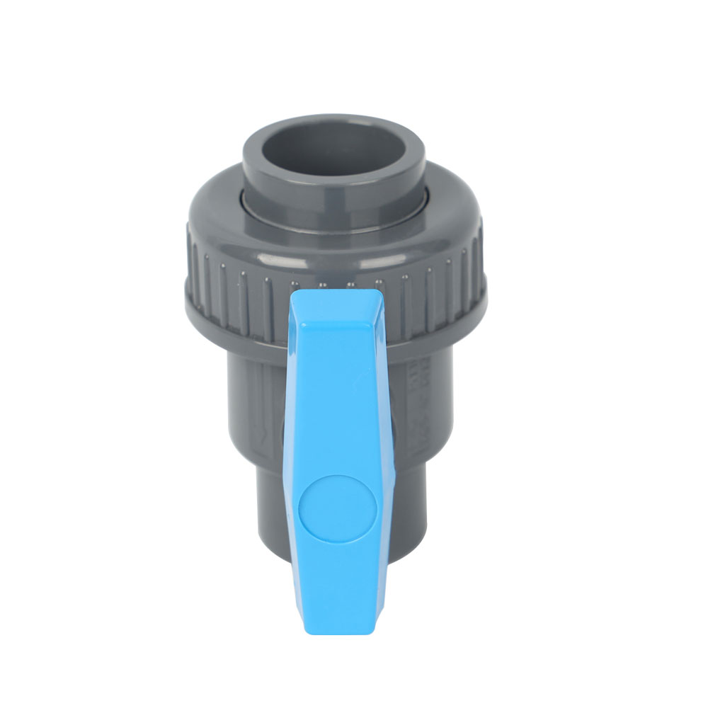 OEM/ODM Supplier Pp Drainage Pipe Fitting - PVC Single Union Ball Valve Socket Or Thread Ends – Pntek