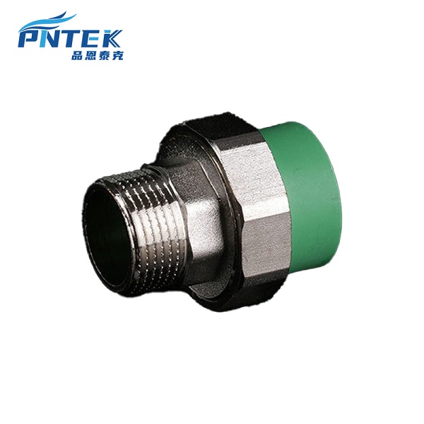 PNTEK PPR Female Union Socket 20mm 25mm 32mm 1/2″ 3/4″ 1″ 1-1/4″ Thread Green Color PPR Fittings with Brass Insert