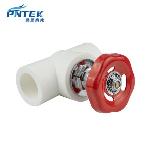 PNTEK PPR Heavy Stop Valve White Color PPR Stop Valve