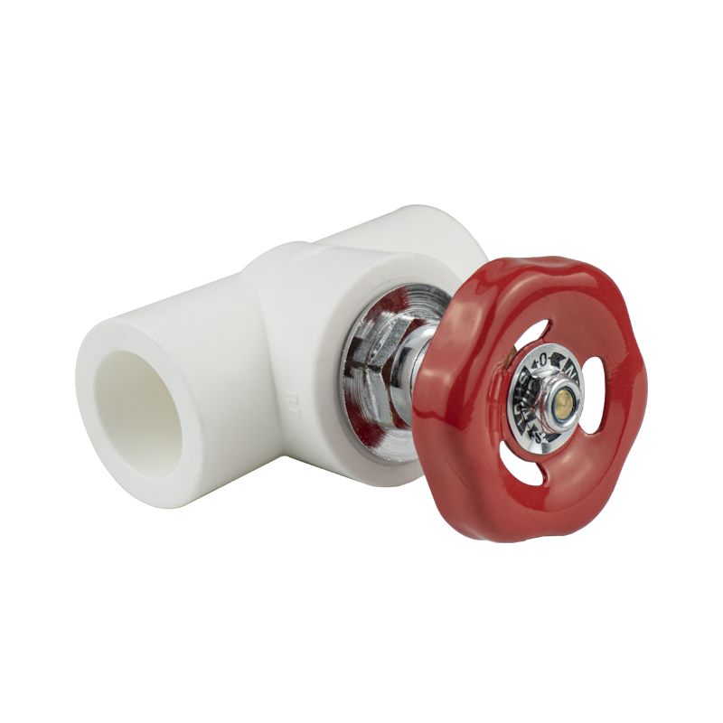 White color PPR stop valve