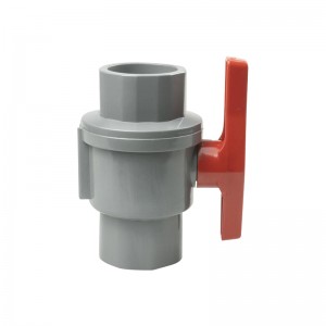 OEM Supply China Top Quality 1/2-4 Inch ANSI Sch80 3 Pieces PVC Water Ball Valve for Agriculture