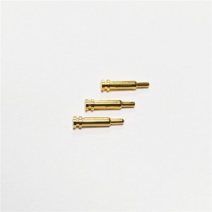 Gold plating Spring loaded pogo pin for bluetooth headphone and smart watch