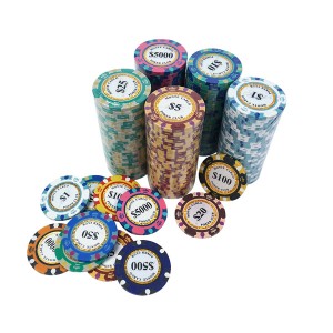 wholesale poker chip set monte carlo 40mm 12g clay chips