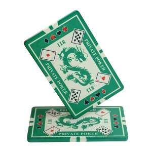 custom plaque casino poker chip drangon logo design 39g per pc factory directly supply