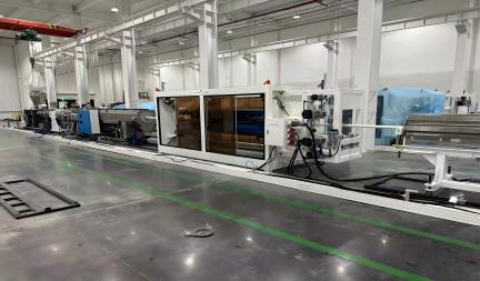 110mm OPVC Pipe Extrusion Line Tested Successfully in Polytime