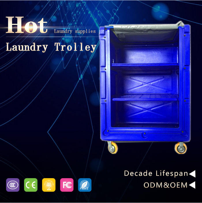 Quality primacy latest design laundry used cage trolley for washing machine,cloth delivery truck for linens collection Featured Image