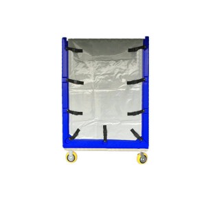 Quality primacy latest design laundry used cage trolley for washing machine,cloth delivery truck for linens collection