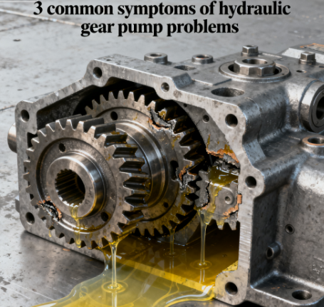 3 common symptoms of hydraulic gear pump problems