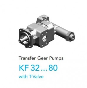 Pompe à engrenages de transfert KF 32 … 80 avec valve à T