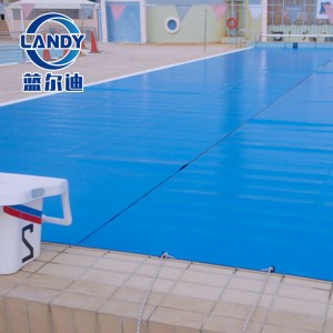 Rectangular Thermal 8 ft frame xpe foam fabric pool covers, square plastic pool cover foam frame