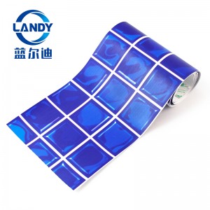 Landy Dark Blue Mosaic Liner