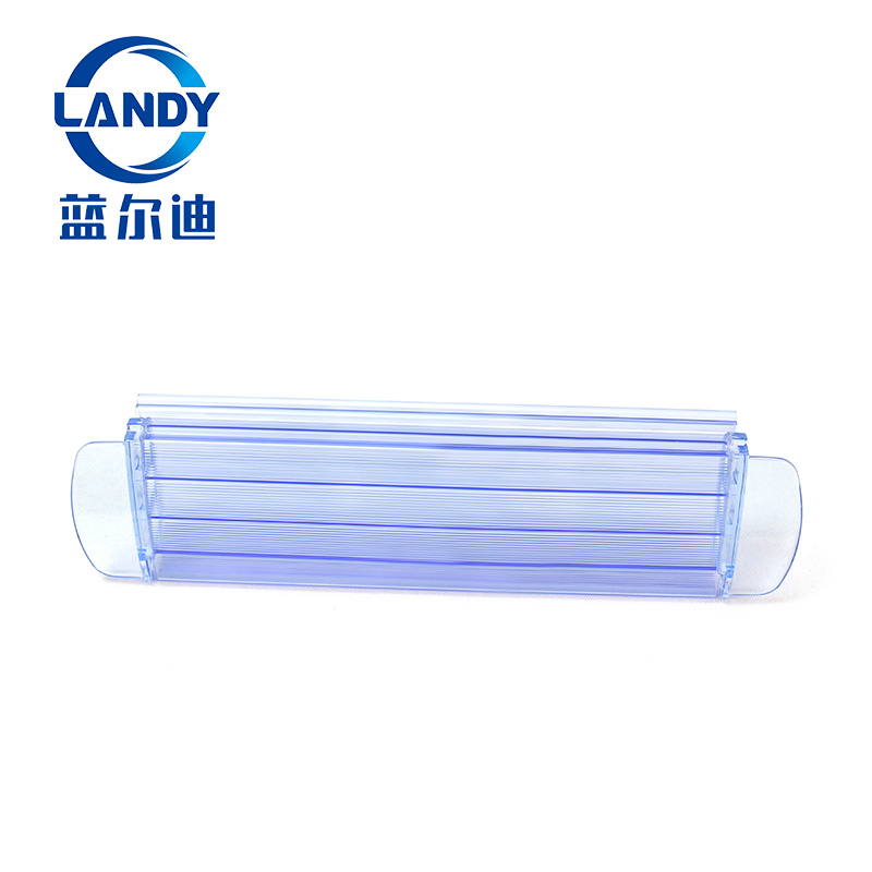 Transparent blue polycarbonate slats with solar sheets Featured Image