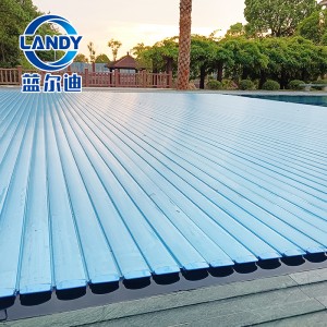 Automatic Ivory Isolation Polycarbonate Pool Covers