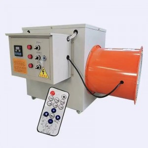 Máquina de calefacción eléctrica para aves de corral de 20kw, calentador de aire quente para taller industrial de granxa avícola de invernadoiro de China