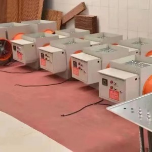 Màquina de calefacció elèctrica d'aus de corral de 20kw Escalfador d'aire calent per a tallers industrials de granja avícola d'hivernacle de la Xina