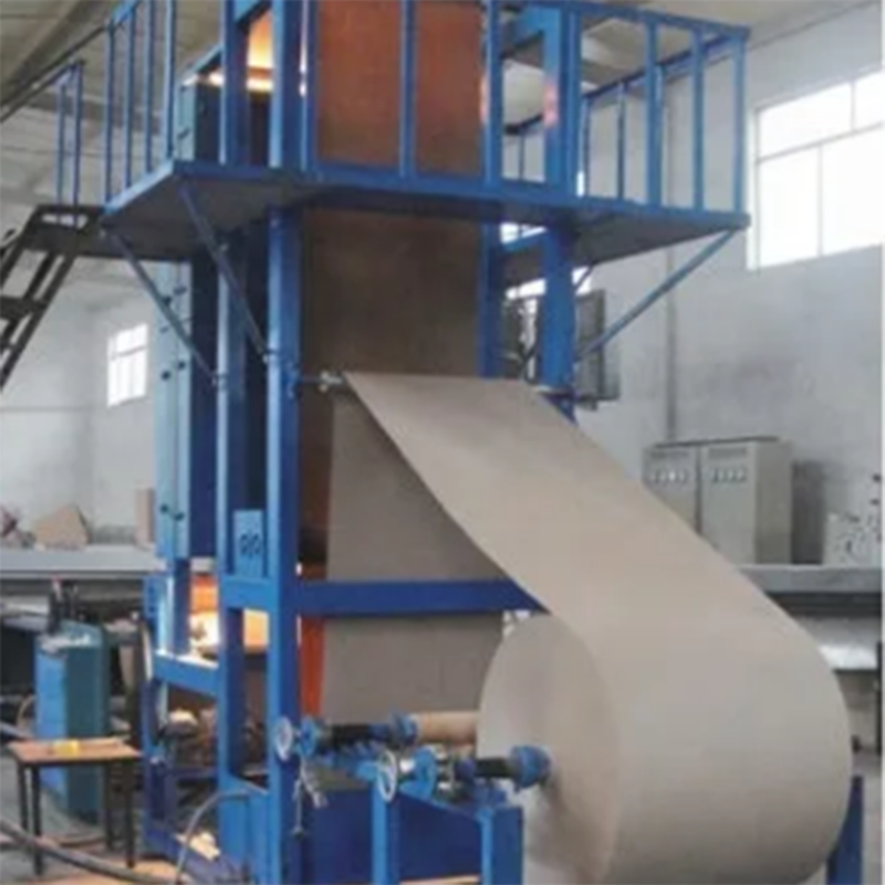 Linea di produzzione di macchine per a produzzione di pad di raffreddamentu evaporativu di carta ondulata per serra