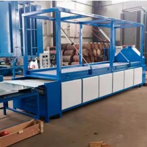 Corrugated Paper evaporative cooling pad nggawe mesin baris produksi kanggo griya ijo
