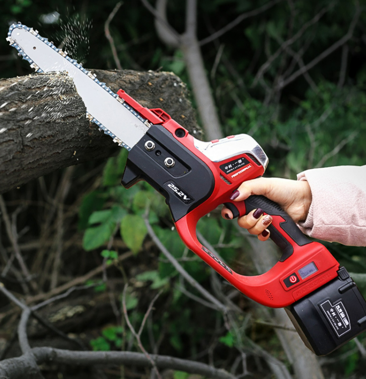 Lithium-Ion Brushless Cordless 10″ Chain Saw with Auto Lubrication