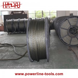 Anti-twisting Braided Wire Pulling Ropes
