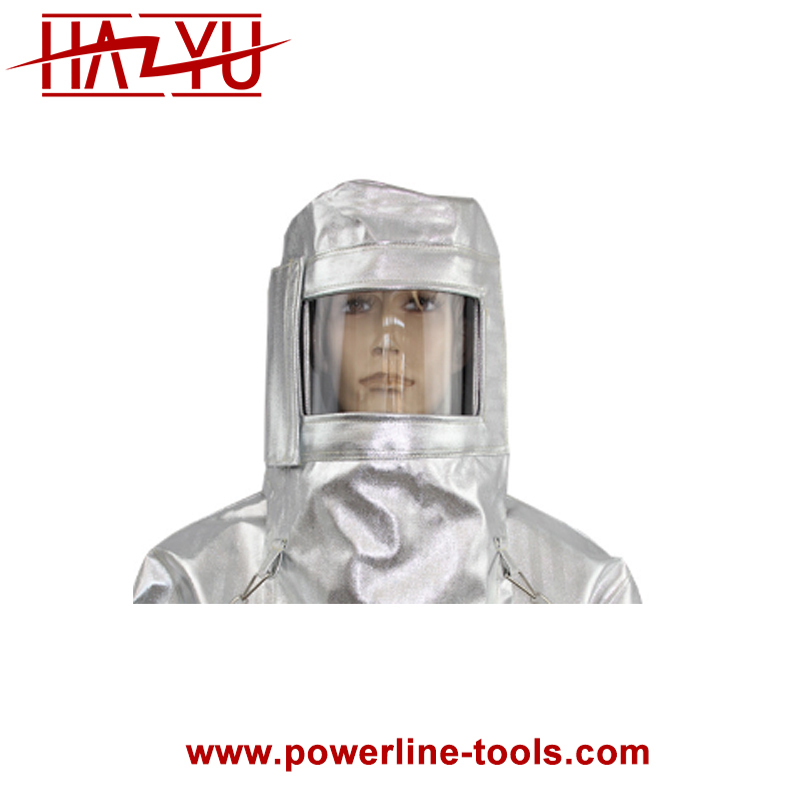 Silvery Aluminum Foil Insulation Cap Safety Helmet