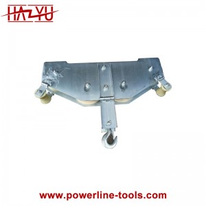 Four Sheaves Combined Block Aerial Cable Stringing Block