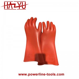 Electrician Safety Gloves Insulated Natural Latex Rubber Gloves