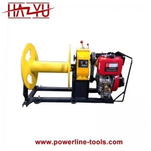 5T Wire Rope Pulling Winch for Line Construction