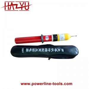 Fiberglass Telescopic High Voltage Detector with Audible and Visual Alarm