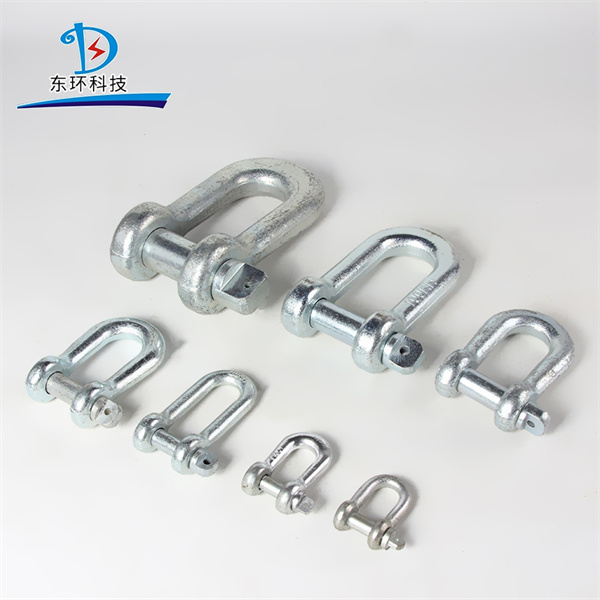 Lifting traction connecting ring High strength U-shaped shackle D-shaped shackle