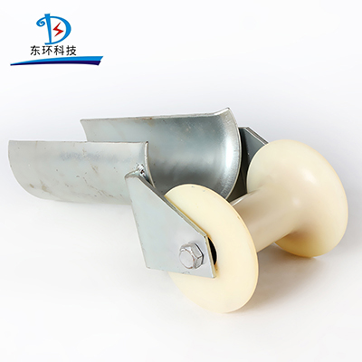 Bell Mouth Type Cable drum Pulley Half Pipe Cable Pulling Rollers Half Pipe cable pulley