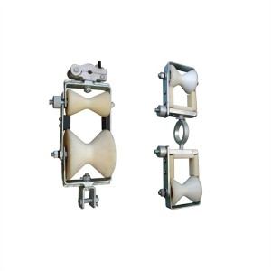 OEM Block And Tackle Pulley Suppliers –  SPECIAL CABLE ground wire OPGW DOUBLE SHEAVE PULLEY BLOCK Double wheel ground wire changing pulley – Donghuan Power