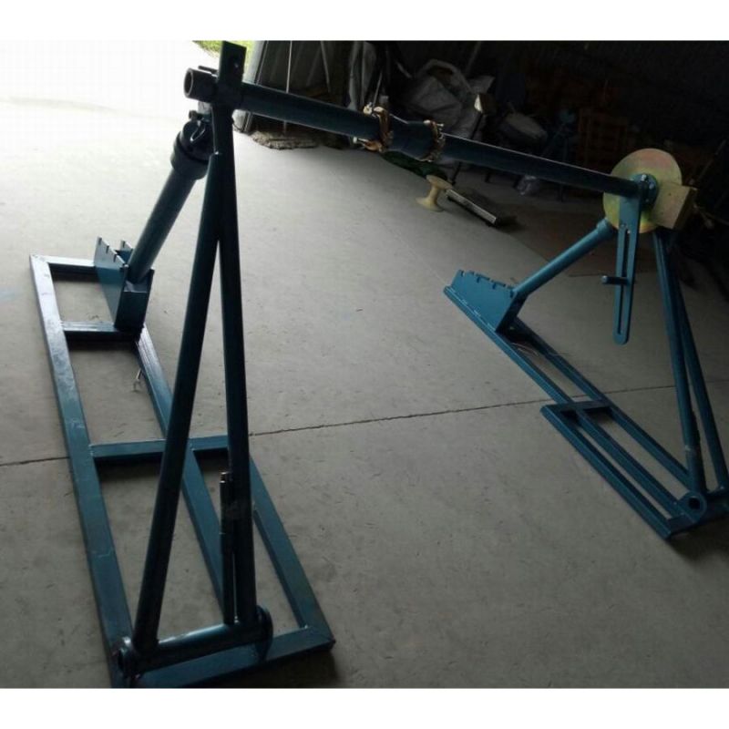 China Drum Brake Hydraulic Brake Spiral Rise Hydraulic Lifting Conductor  Reel Stand Manufacturer and Supplier