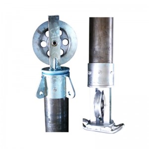 OEM Single Swivel Pulley Factory –  ERECTION POWER TOWER ALUMINUM INNER-SUSPENDED TUBULAR GIN POLE – Donghuan Power