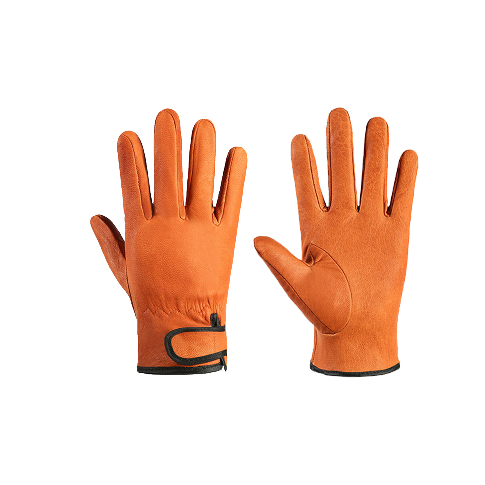 Man Women Gardening Outdoor Working Drivers Work Leather Gloves