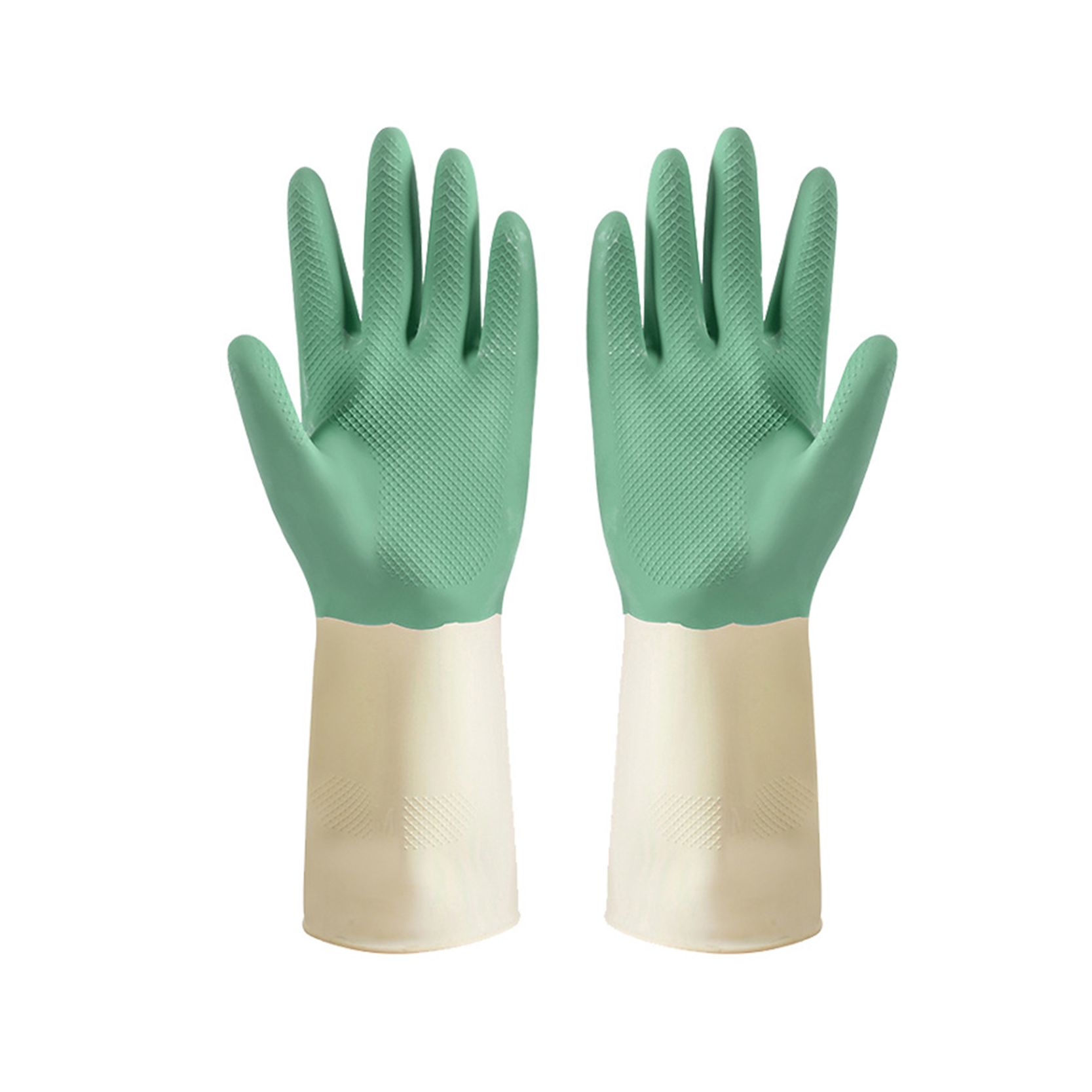 Rubber Gloves-Latex Free Kitchen Cleaning Gloves Household waterproof dishwashing Large