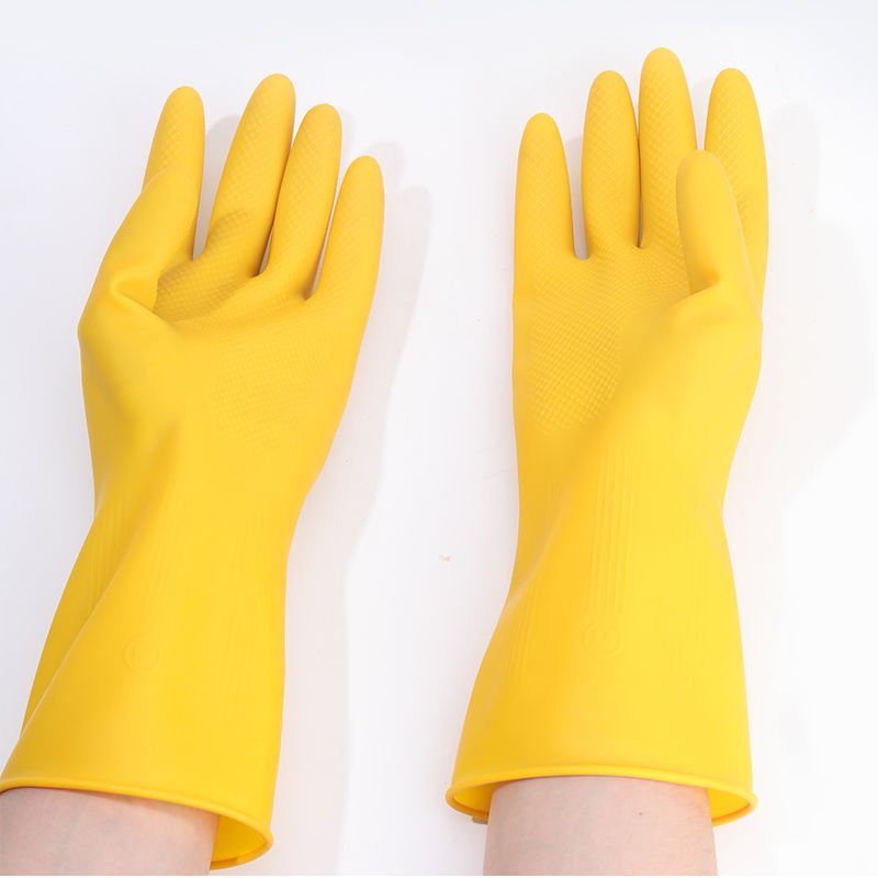 Reusable Cleaning Gloves Extra Thickness Rubber Gloves La (