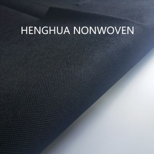 90gsm Black color High tensile Anti-tear Nonwoven Roll polipropileno tela fabric for garment bag/upholstery furniture