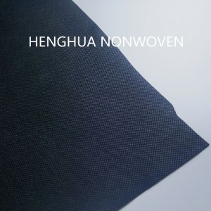 90gsm Black color High tensile Anti-tear Nonwoven Roll polipropileno tela fabric for garment bag/upholstery furniture
