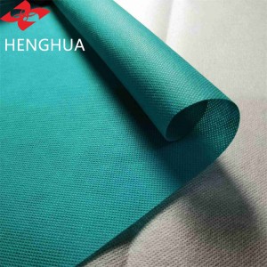 Factory wholesale 70gsm green polypropylene non woven spunbond fabric rolls manufacturer