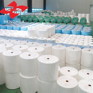 Factory wholesale 25gsm white polypropylene non woven medical single layer TNT fabric roll manufacturer