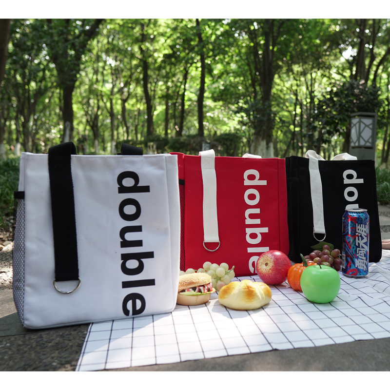 Organic Cotton Lunch Cooler Tote Bag Featured Image