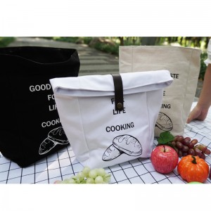 Women Canvas Lunch Cooler bag