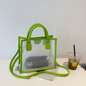 Personalized Printed Transparent PVC Shoulder Bag